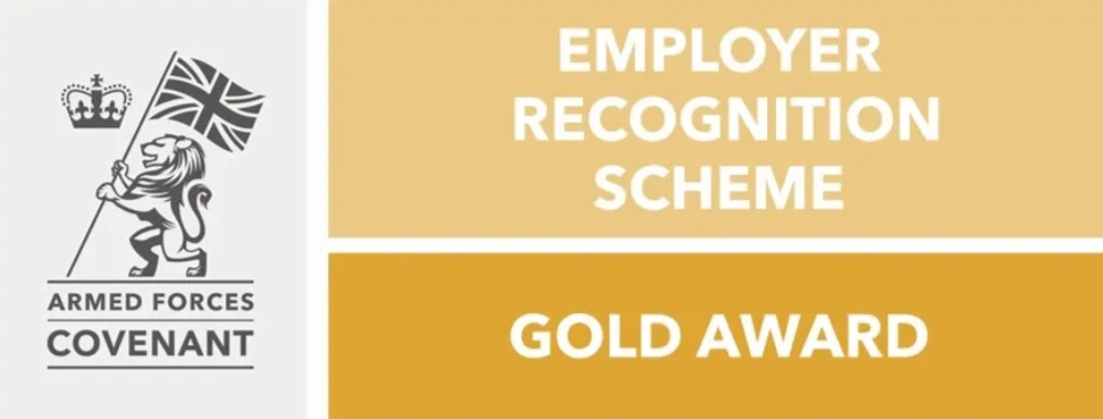 Armed forces covenant Gold award